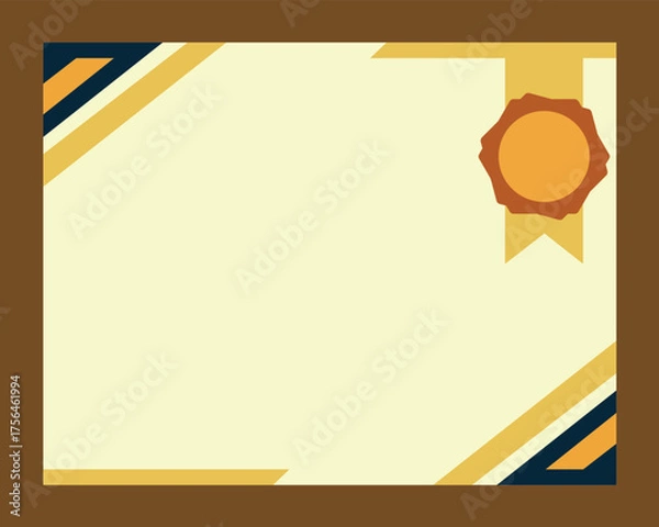 Fototapeta Certificate Design Template Vectors