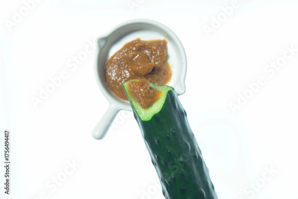 Obraz 胡瓜と味噌