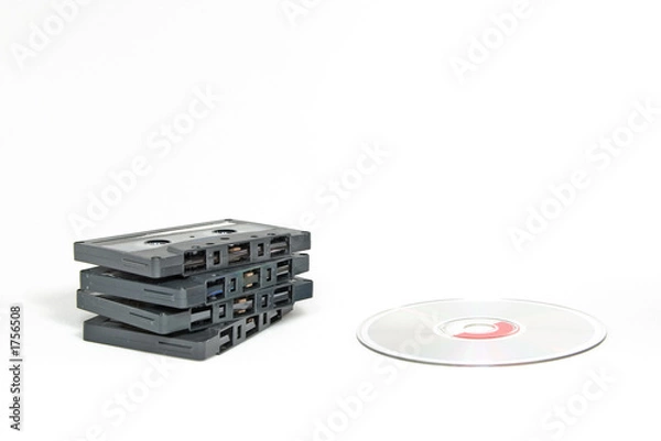 Obraz cassettes vs cds