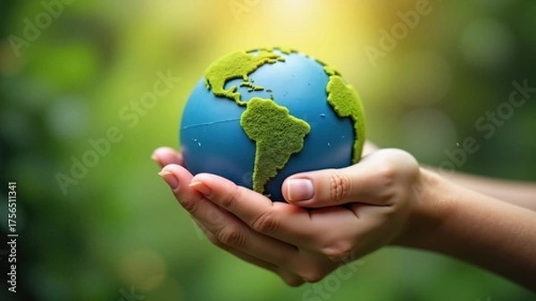 Obraz Young couple are holding hands join pray together with the light from above
