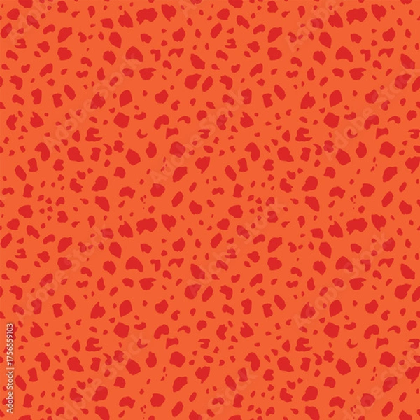 Fototapeta Abstract modern leopard seamless pattern. Animals fashion trendy background. Color decorative vector illustration for print, fabric, textile. Modern ornament of stylized skin.