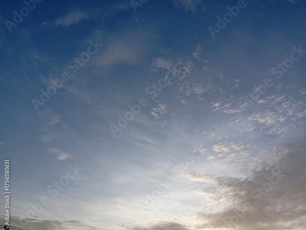 Fototapeta clouds in the sky