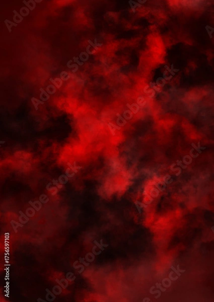 Fototapeta 赤黒い気持ち悪くモヤモヤした背景画像