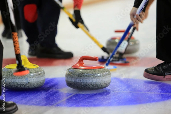 Fototapeta Curling. 