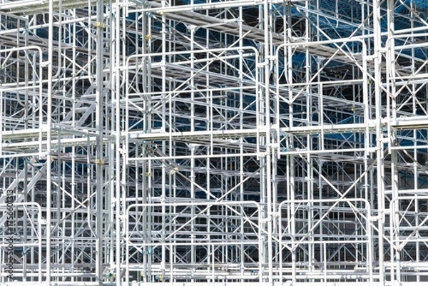 Obraz 建設現場の足場