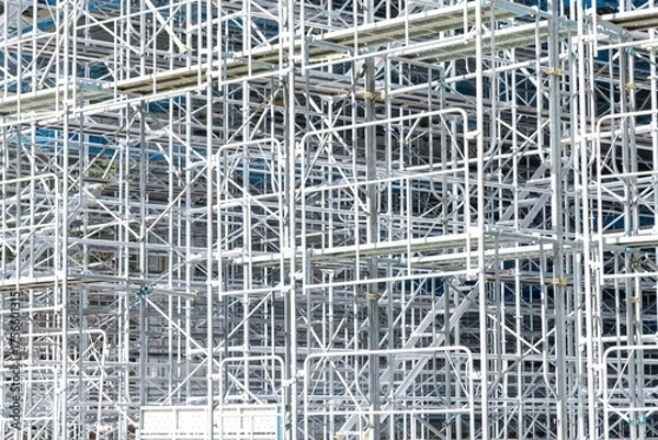 Obraz 建設現場の足場