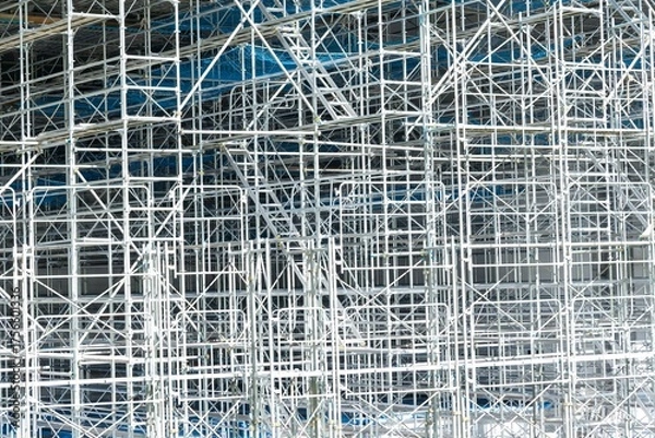 Obraz 建設現場の足場