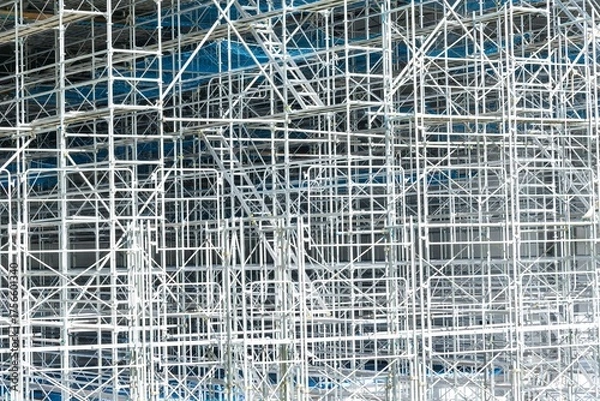 Obraz 建設現場の足場