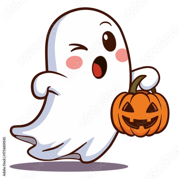 Fototapeta cartoon ghost