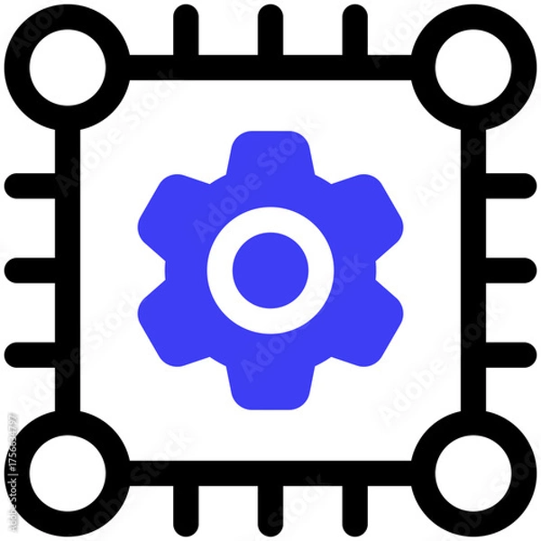 Fototapeta Algorithm Icon