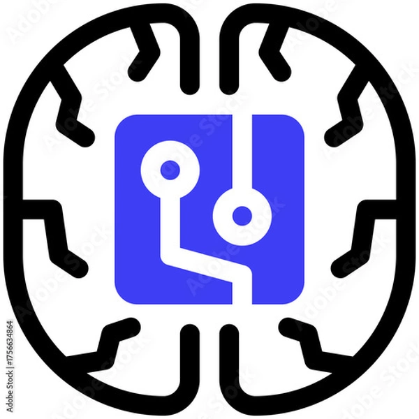 Fototapeta Neural Icon