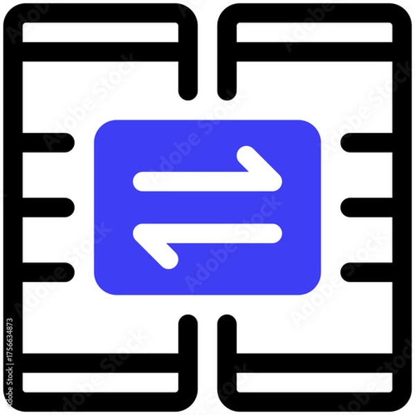 Fototapeta Transfer Data Icon