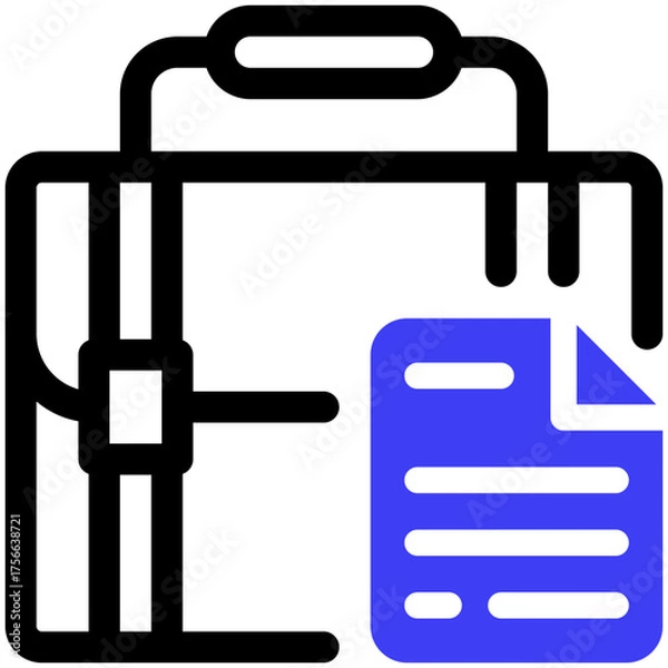 Fototapeta Briefcase Icon