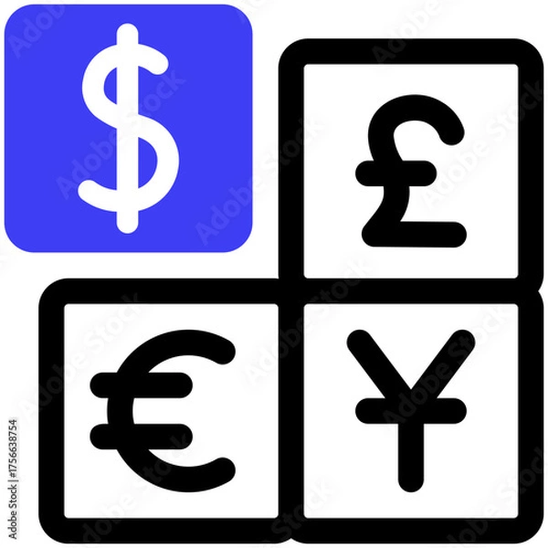 Fototapeta Currency Icon