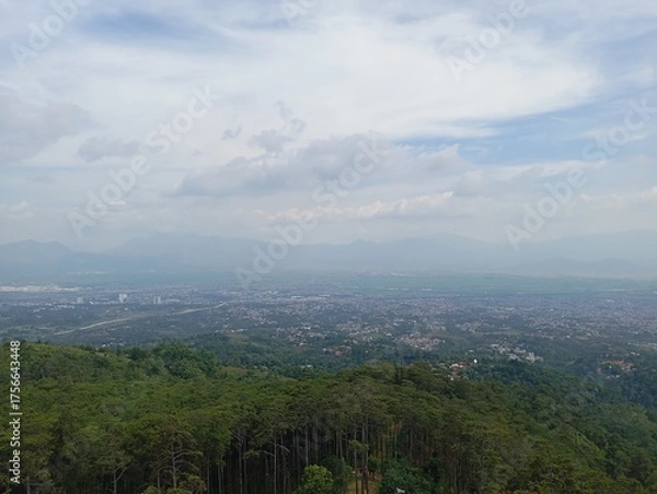 Obraz clouds over the mountains