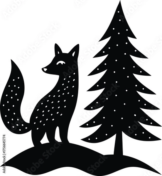 Obraz cat in the snow