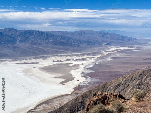 Obraz badwater basin in death valley