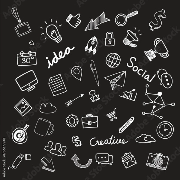 Obraz Writing Symbols