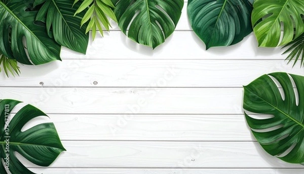 Obraz Botanical Invitation Background