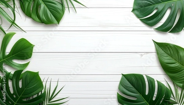 Obraz Botanical Invitation Background