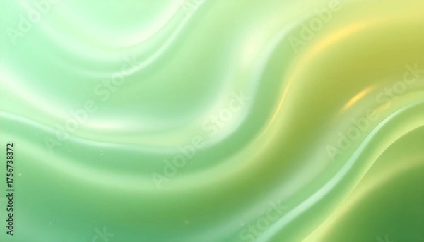 Obraz 에메랄드녹색과노란색의부드러운젤질감추상배경