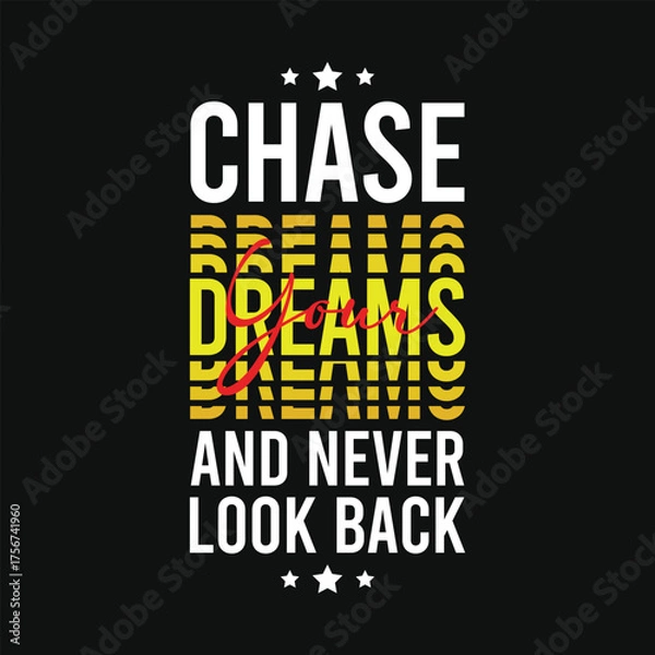 Fototapeta Best awesome eye catching motivational quotes simple minimal text typography tshirt design