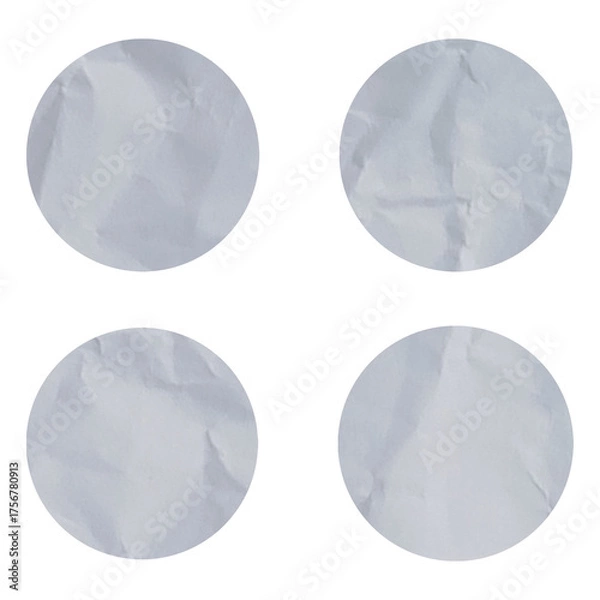 Obraz Sticker Round Shape Texture Paper 