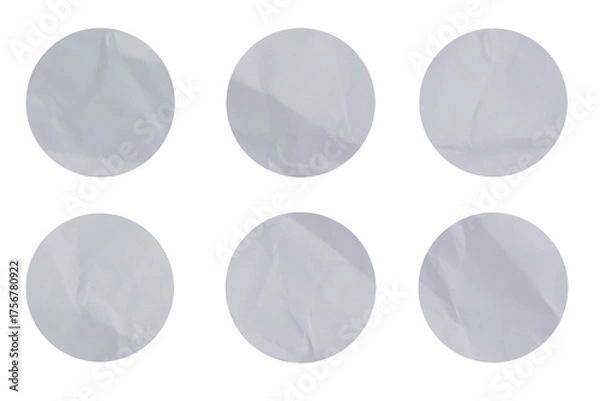 Obraz Sticker Round Shape Texture Paper 