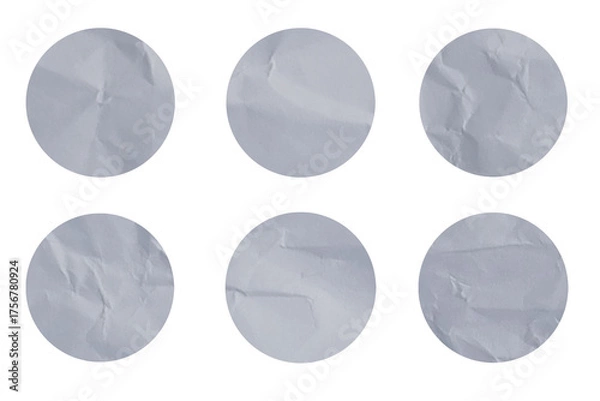 Obraz Sticker Round Shape Texture Paper 