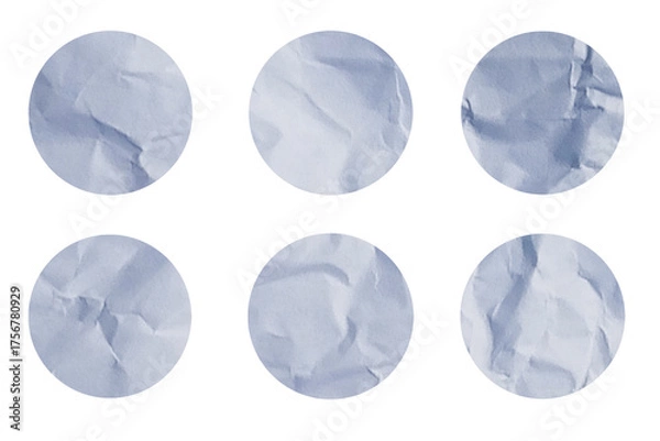 Obraz Sticker Round Shape Texture Paper 