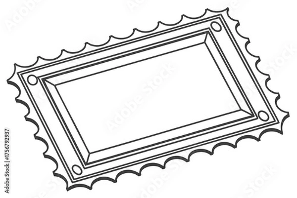 Fototapeta Vintage Blank Ribbon Vector Silhouette Collection – Retro Banner and Label Design Elements