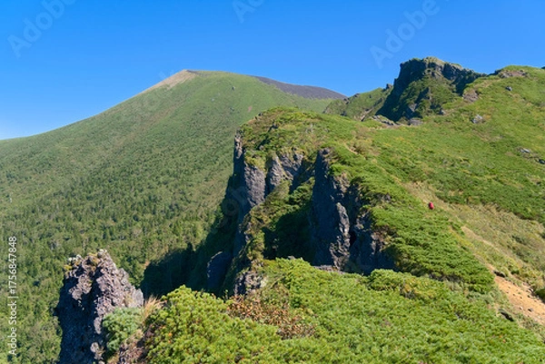 Obraz 鬼ヶ城稜線と岩手山