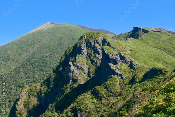 Obraz 鬼ヶ城稜線と岩手山