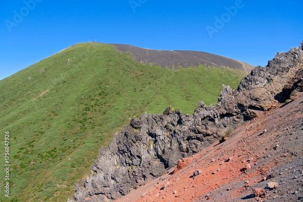 Obraz 鬼ヶ城稜線から望む岩手山