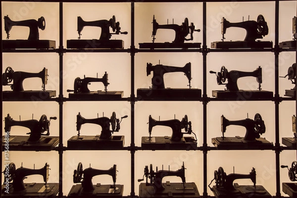 Fototapeta Sewing machine