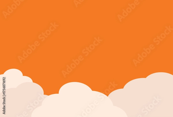 Obraz 背景素材　夕焼けの空