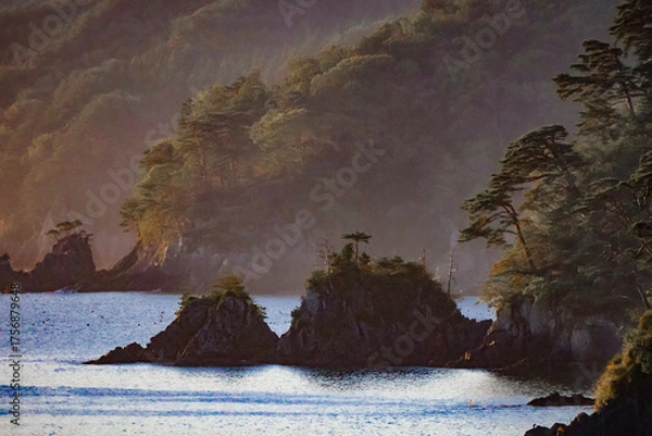 Obraz 日本周遊　東北行脚　釜石唐丹の海