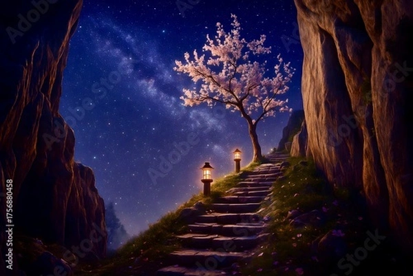 Obraz Starlit Ascent