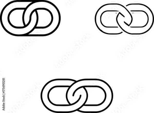 Fototapeta Lock Line Icon – Security, Privacy, and Password Protection Symbol Vector