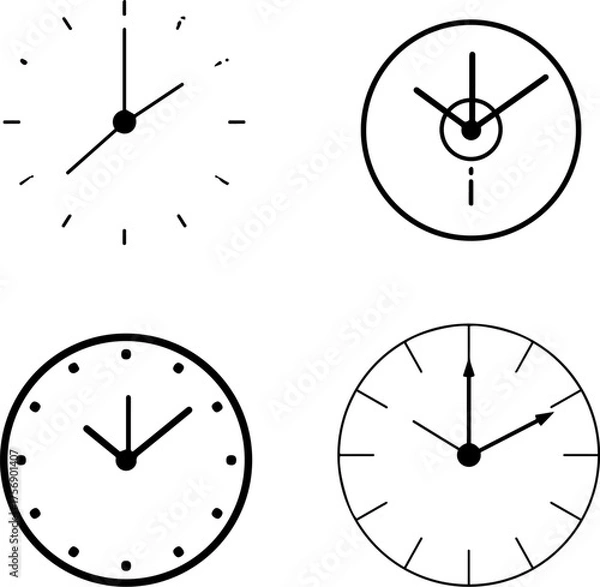 Fototapeta Wall watch sheet , watch sheet 