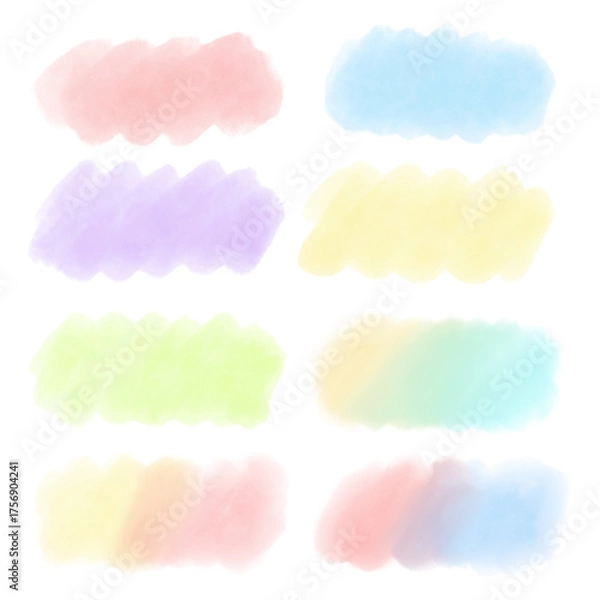 Obraz 수채화 붓자국