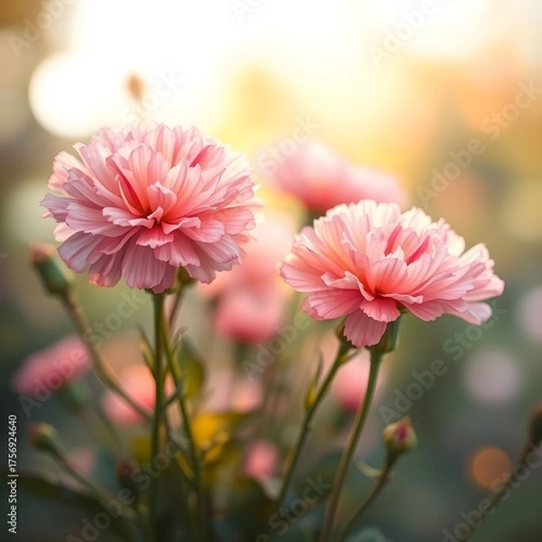 Obraz pink gerber daisy