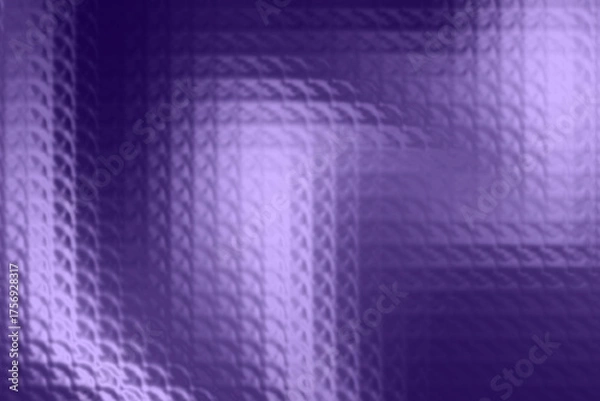 Obraz Interlocking stepped blocks form a geometric corner motif in lavender and violet, with a smooth glassy sheen and gentle blur.