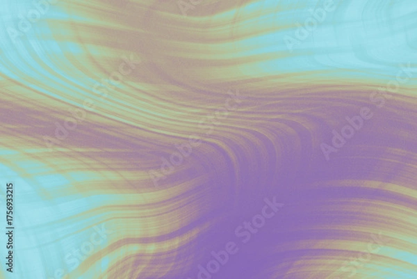 Obraz Sinuous pastel bands twist through lavender space, creating a fluid, contemporary background suited for branding, presentations, and web design.