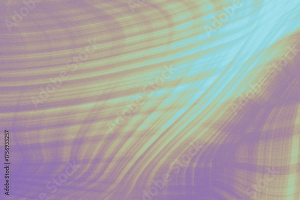 Obraz Soft teal and lavender waves form a curved, luminous swirl with subtle grain modern abstract background for tech, wellness, or creative branding.