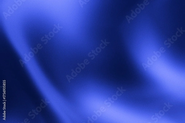 Obraz Smooth indigo silk gradient with soft diagonal light and subtle grain—minimal abstract backdrop for modern designs.
