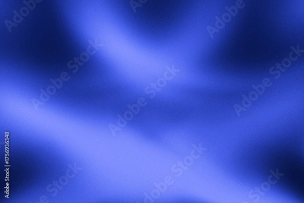 Fototapeta Layered silky waves across a cobalt gradient, airy and polished—ideal for clean, contemporary layouts.