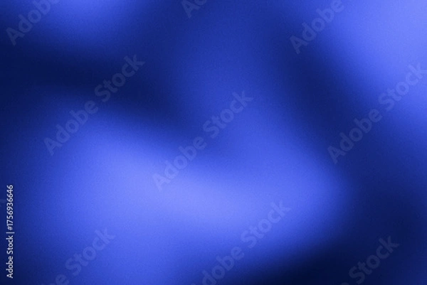 Obraz Deep blue fabric like flow with a luminous band sweeping across, creating a calm, refined, and modern atmosphere for versatile layouts.