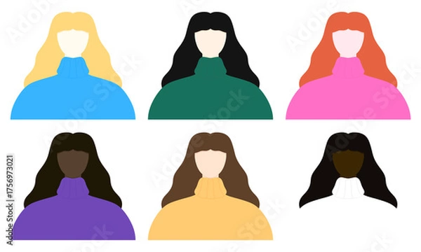 Obraz International Women Graphic Illustration Cartoon