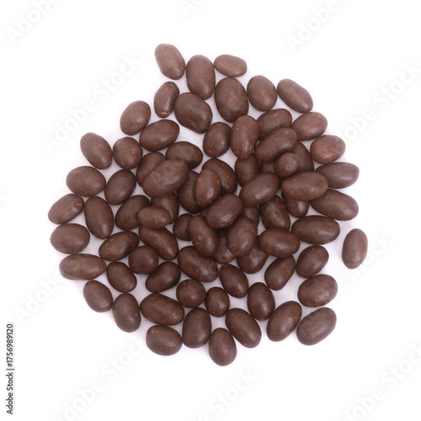 Obraz Peanuts covered in chocolate